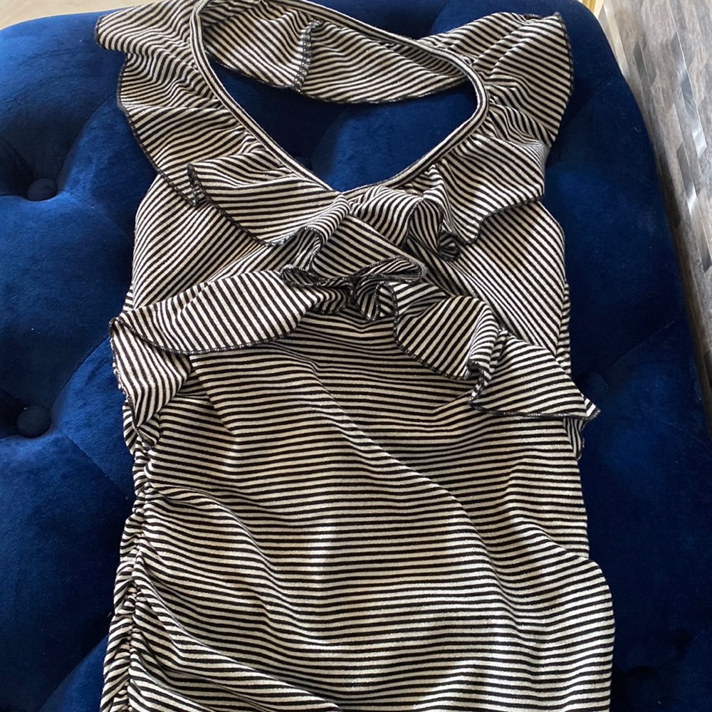 2b bebe women striped tank halter top